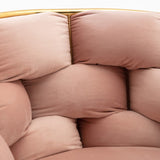 Luxury modern simple leisure velvet single sofa chair bedroom lazy person household dresser stool W1170109319
