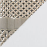 Casa 21" Contemporary Ceramic Table Lamp in Opal Gray Ceramic, Polished Nickel, Clear Acrylic B202P224018
