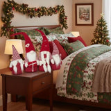 4PCS Set 21.3" Tall Christmas Gnome Family Red Halloween Decorations Harvest Festival Autumn Indoor 99591548