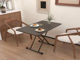 Adjustable Folding Table, Multi-Functional Sturdy Durable Personal Table, No-Assembly Portable, for W5290P514791