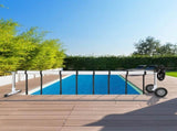 18ft Five Sections Load Bearing 60kg Swimming Pool Film Roll Black 40341596