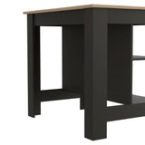 Brooklyn Kitchen Island, Three Concealed Shelves B128P148675