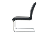 Modern Dining Chairs with Faux Leather Padded Seat Dining Living Room Chairs Upholstered Chair with W210127285
