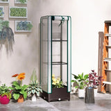15.7" W x 15.7" D x 48.8" H Garden Bed with PE Cover 02550439