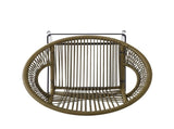 Ferrara Outdoor Patio Green Faux Wicker Barstool, Set of 2 N775P266222G