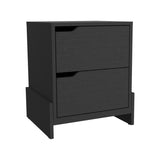Luss Nightstand, Bedside Table with 2-Drawers B070P188870