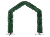 240*40*260cm 1860 Branches PVC Christmas Arch Holiday Arch Decoration Green 47929880