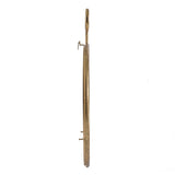 22" x 28" Circle Wall Mirror with Gold Iron Frame, Accent Mirror for Living Room, Entryway, Office W2078124345