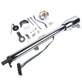 32" Chrome Stainless Tilt Steering Column with Key Auto Hot Rod R91004C-32" 66328629