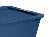 (2 pack) 45 Gallon Extra-Large Wheeled Storage Bin, Plastic Storage Container with Latch Lid & 87901428