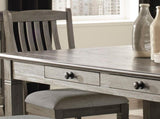 Casual Dining Two-Tone Finish Dining Table of 6 Drawers Rectangular Shape Wooden Furniture B01152301