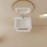 24 Inch Soft Close Doors Bathroom Vanity With Sink, Suitable For Small Bathroom W999125749