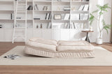 Upholstered Human Dog Bed for Adult & Pets,with 5 Adjustable Position &Massage Pillow, Bean Bag W1170P282474