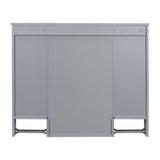 ZNTS 35'' x 28'' Modern Wall Mounted Bathroom Storage Cabinet, Bathroom Wall Cabinet with Mirror, 75349292