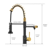 Purifier Kitchen Faucet Drinking Water Faucet, Pull Down Water Filter Kitchen Sink Faucets W1932P156131