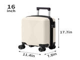 Non-TSA approved combination lock four-in-one PP trolley suitcase, available in 16in, 20in, 24in, 32301352