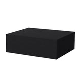 Black Wall-Mounted Floating Nightstand B062P175155
