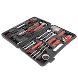 ZNTS 148pcs Iron Household Tool Set Red 08695817