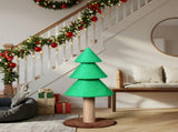 31.5in Christmas Cat Scratcher, Cat Scratching Post for Indoor Cats, Large Sisal Cat Scratching 69180928