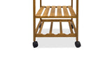 Modern Contemporary Trolley With Three Open Shelves And Storage Drawer B2741P341690