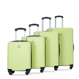 ZNTS luggage 4-piece ABS lightweight suitcase with rotating wheels, 24 inch and 28 inch with TSA lock, W284P149249