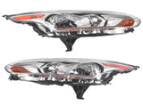 Pair LeftRight Side Chrome Headlight Replacement for Ford Transit Connect 2014-2018 DT1Z13008Q 34436310