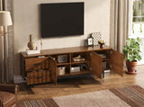 78" TV Stand for TVs Up to 85", TV Console for Living Room, Media Console with Two Drawers, N710P510680P
