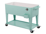 91*84.5*38.5cm Rectangular Plastic Box Frozen Insulation Cart Mint Green 78836662