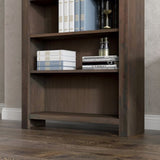 ZNTS Bridgevine Home Joshua Creek 48 inch high 4-shelf Bookcase, No Assembly Required, Barnwood Finish B108131551