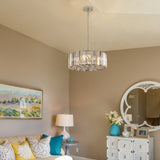 Modern Crystal Chandelier for Living-Room Round Cristal Lamp Luxury Home Decor Light Fixture W1340P189405