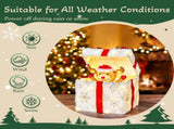 12in Motorized Pop-up Gift Box with Reindeer, Outdoor Christmas Decorations with Motor & 60 LED 79548883