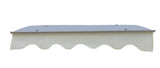 DA4734C Series Door Window Awning Made of 0.137 Inch Thick Crystal Solid Polycarbonate Sheet and W2205P179822