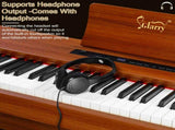 GDP-104 88 Keys Full Weighted Keyboards Digital Piano with Furniture Stand, Power Adapter, Triple 72665435