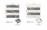12*12 Waterjet marble,White Grey 2 color, marble, for floor and wall,polished marble tile, W1696P262345