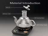 Professional multi-functional glass teapot 800ml fast heating, cooking and brewing integrated 54342656