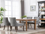 Furniture,Ultra Side Dining ChairThickened fabric chairs with neutrally toned solid wood legs 00777830