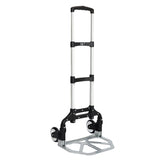Portable Foldable Telescopic Trolley Trolley Luggage Trolle Black 05081310