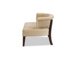 Jared Roll Arm Tufted Bench Settee, Fawn Brown Performance Velvet B2719P355287