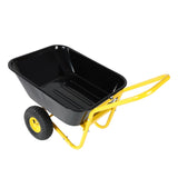 Two-wheeled barrow, garden cart, 10-inch pneumatic wheels W227P251856