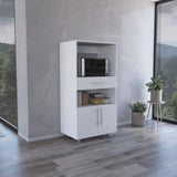Worland Pantry Cabinet with Microwave Stand, Multi-Functional with Drawer and 2-Door B070P173200