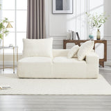 UNITED WE WIN Memory Foam 2-Seater Couch, No Installation & Easy to Transport, Deep Seat Modern Sofa W1568P222611