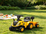 Kids No-Power Ride-On Tractor Construction Toy with Shovel & Trailer for 18-36 Months Toddlers 55050554