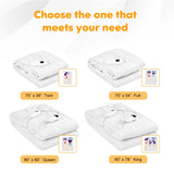 80 X 60 Electric Heated Mattress Pad with Adjustable Temperatures 10 H Timer 76598298