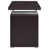 Cappuccino 3-drawer Reversible Office Desk B062P145586