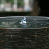 17x17x26" indoor outdoor Polyresin Water Fountain, Unique Broken Urn Fountain Chic Dynamic Modern W2078124789