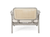 Outdoor Acacia Wood Patio Club Chair, Patio Furniture,Waterproof Thick Cushion Deep Seating for N780P171149G