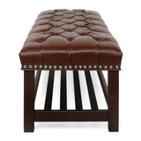 Bedroom End of Bed Bench Tufted Upholstered End of Bed Bench End of Bed Entrance Shoe Bench, 60" W68053159