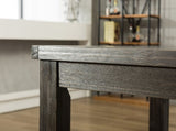 Lotusville Antique Black Finish Rectangular Wood Dining Table T2574P165162