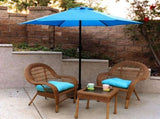 7.5ft Patio Umbrella with Crank Handle, Outdoor Market Umbrella with 6 Sturdy Umbrella Ribs 99585097
