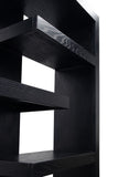 Laurel Canyon 80 inch high Bookshelf, No Assembly Required, Clove Finish B108P292284